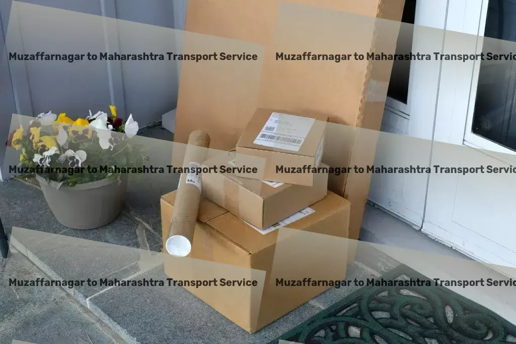 Muzaffarnagar to Maharashtra Courier And Parcel Furniture logistics solutions